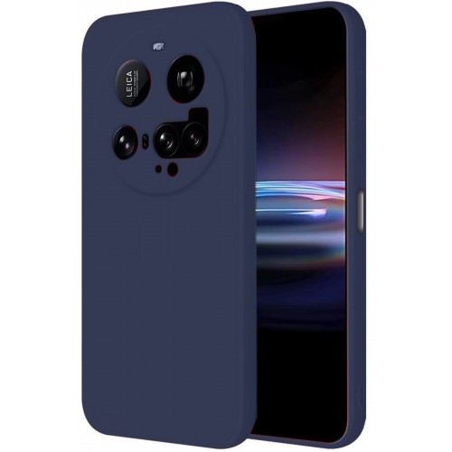 LRZ02 Xiaomi Mi 15 Ultra Kılıf Nano içi Kadife Silikon - Lacivert