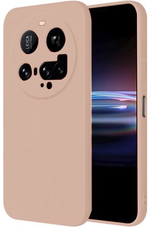 LRZ02 Xiaomi Mi 15 Ultra Kılıf Nano içi Kadife Silikon - Pudra&hellip;