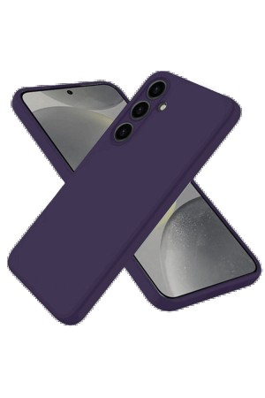 LRZ02 Samsung Galaxy S25 Kılıf Nano içi Kadife Silikon - Mor&hellip;