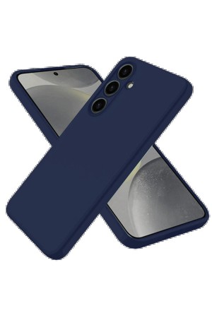 LRZ02 Samsung Galaxy S25 Kılıf Nano içi Kadife Silikon - Lacivert&hellip;