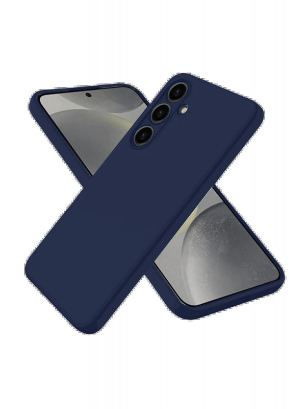 LRZ02 Samsung Galaxy S25 Kılıf Nano içi Kadife Silikon - Lacivert&hellip;