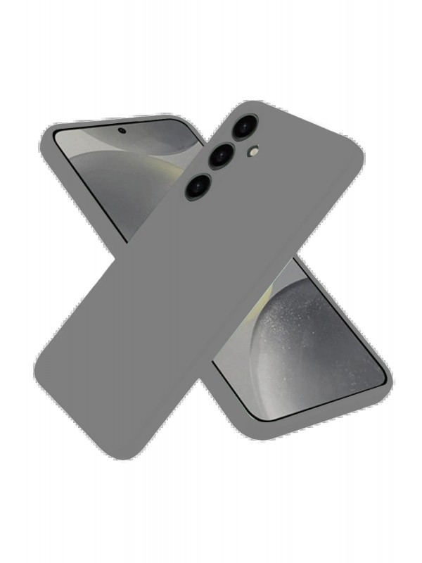 LRZ02 Samsung Galaxy S25 Kılıf Nano içi Kadife Silikon - Gri&hellip;