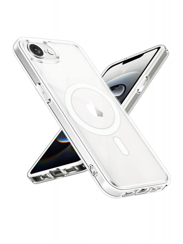 LRZ02 iPhone 16E Kılıf Magneticsafe Şeffaf Silikon - Şeffaf&hellip;
