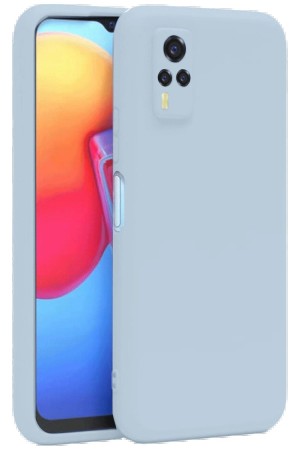 LRZ02 Vivo Y53S Kılıf Nano içi Kadife Silikon - Buz Mavi&hellip;