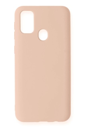 LRZ02 Samsung Galaxy M31 Kılıf Nano içi Kadife Silikon - Pudra&hellip;