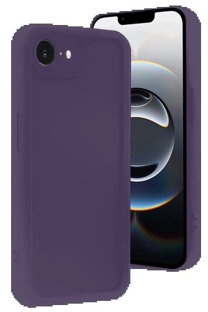 LRZ02 iPhone 16E Kılıf Viera Silikon - Mor&hellip;