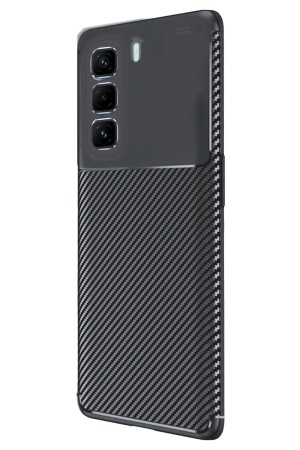 LRZ02 İnfinix Hot 50 Pro Plus 4G Auto Focus Karbon Kapak - Siyah&hellip;
