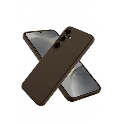 LRZ02 Samsung Galaxy A26 Kılıf First Silikon - Kahverengi