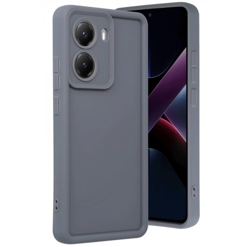 LRZ02 Xiaomi Poco X7 Pro Viera Silikon - Gri
