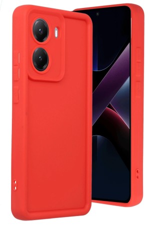 LRZ02 Xiaomi Poco X7 Pro Viera Silikon - Kırmızı&hellip;