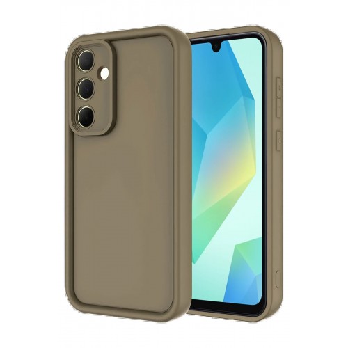 LRZ02 Samsung Galaxy A16 5G Kılıf Viera Silikon - Kahverengi