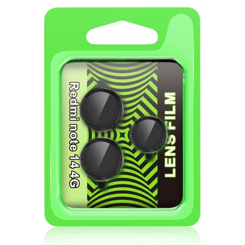 LRZ02 Xiaomi Redmi Note 14 4G Raze Metal Kamera Lens - Siyah