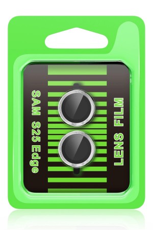 LRZ02 Samsung Galaxy S25 Edge Raze Metal Kamera Lens - Gümüş&hellip;