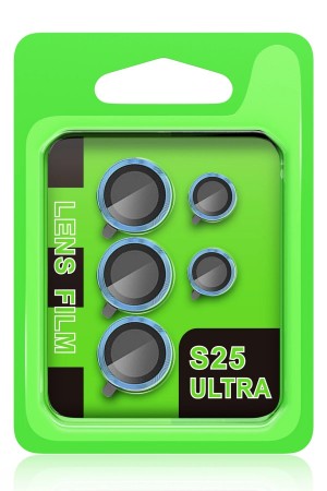 LRZ02 Samsung Galaxy S25 Ultra Raze Metal Kamera Lens - Mavi&hellip;