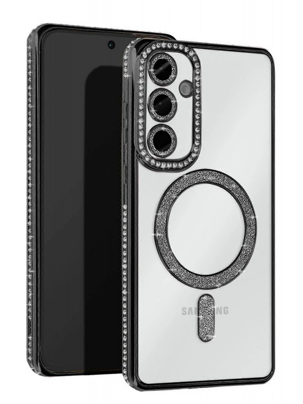 LRZ02 Samsung Galaxy S25 Edge Joke Simli Magneticsafe Kılıf - Siyah&hellip;