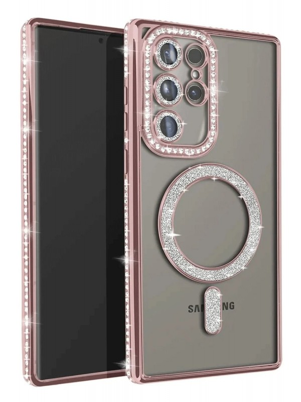 LRZ02 Samsung Galaxy S23 Ultra Joke Simli Magneticsafe Kılıf - Pembe&hellip;