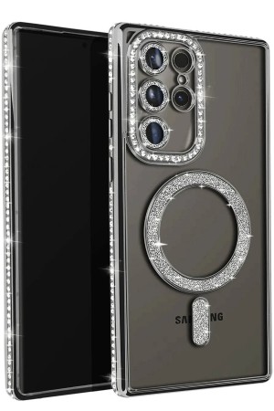 LRZ02 Samsung Galaxy S23 Ultra Joke Simli Magneticsafe Kılıf - Siyah&hellip;