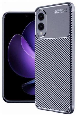 LRZ02 Samsung Galaxy S25 Edge Kılıf Auto Focus Karbon Kapak - Lacivert&hellip;