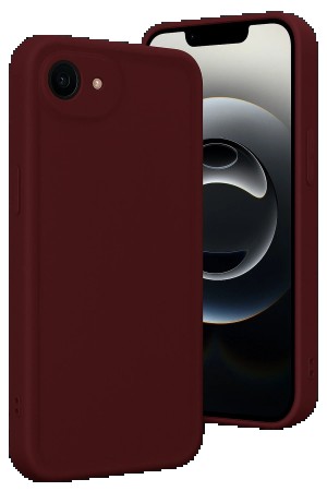 LRZ02 iPhone 16E Kılıf Viera Silikon - Bordo&hellip;