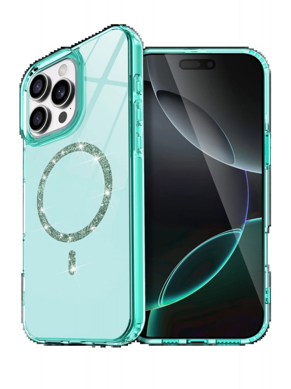 LRZ02 Apple iPhone 14 Pro Max Live Diamond Magsafe Kapak - Yeşil&hellip;