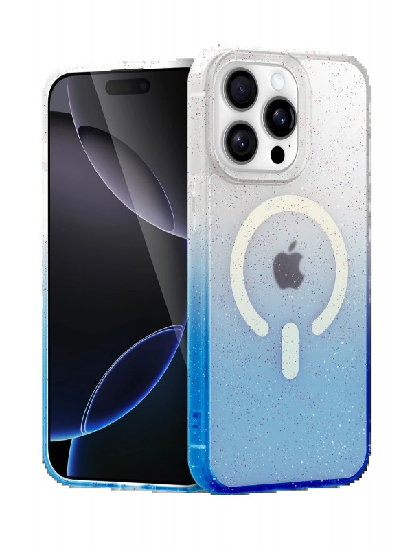 LRZ02 Apple iPhone 14 Pro Pummel Shiny Magsafe Kapak - Mavi&hellip;