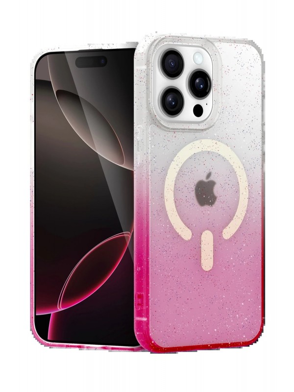 LRZ02 Apple iPhone 14 Pro Max Pummel Shiny Magsafe Kapak - Pembe&hellip;