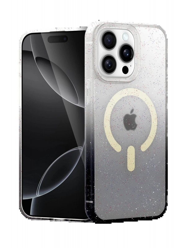 LRZ02 Apple iPhone 14 Pro Max Pummel Shiny Magsafe Kapak - Siyah&hellip;