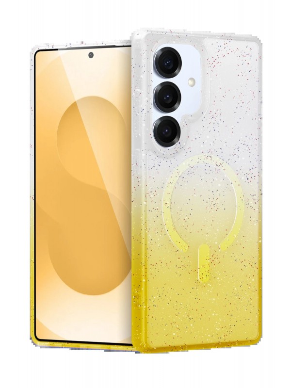 LRZ02 Samsung Galaxy S25 Pummel Shiny Magsafe Kapak - Gold&hellip;