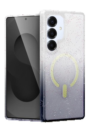 LRZ02 Samsung Galaxy S25 Plus Pummel Shiny Magsafe Kapak - Siyah&hellip;