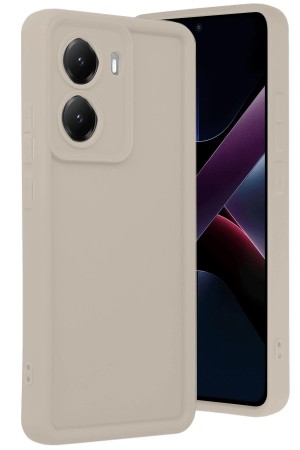 LRZ02 Xiaomi Poco X7 Pro Viera Silikon - Krem&hellip;