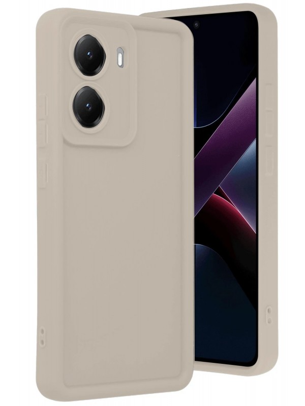 LRZ02 Xiaomi Poco X7 Pro Viera Silikon - Krem&hellip;