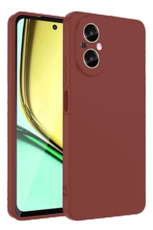 LRZ02 Realme 12 Lite Kılıf First Silikon - Bordo&hellip;