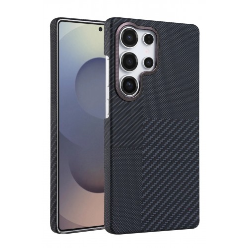 LRZ02 Samsung Galaxy S24 Ultra Vega Magsafe Kapak - Siyah