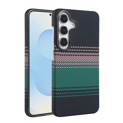 LRZ02 Samsung Galaxy S24 FE Vega Magsafe Kapak - Yeşil