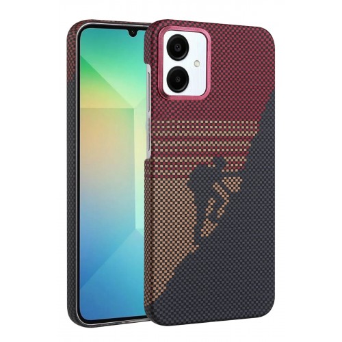 LRZ02 Samsung Galaxy A06 Vega Magsafe Kapak - Kırmızı