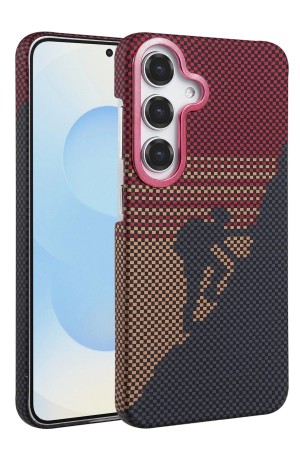 LRZ02 Samsung Galaxy S25 Vega Magsafe Kapak - Kırmızı&hellip;