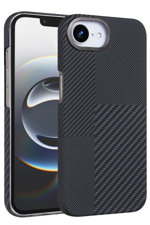 LRZ02 Apple iPhone 16E Vega Magsafe Kapak - Siyah&hellip;