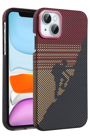 LRZ02 Apple iPhone 14 Vega Magsafe Kapak - Kırmızı&hellip;