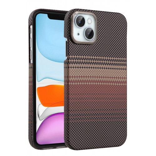 LRZ02 Apple iPhone 14 Vega Magsafe Kapak - Çöl Titanyum