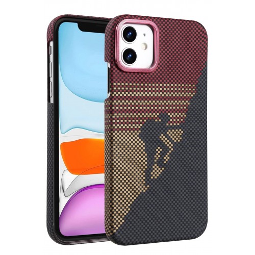 LRZ02 Apple iPhone 11 Vega Magsafe Kapak - Kırmızı