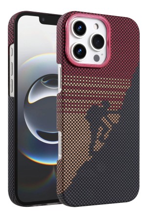 LRZ02 Apple iPhone 16 Pro Max Vega Magsafe Kapak - Kırmızı&hellip;