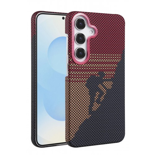 LRZ02 Samsung Galaxy A34 5G Vega Magsafe Kapak - Kırmızı