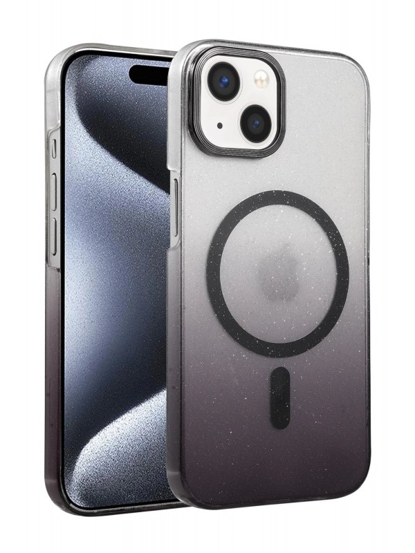 LRZ02 Apple iPhone 15 Plus Glossy Magsafe Kapak - Siyah&hellip;