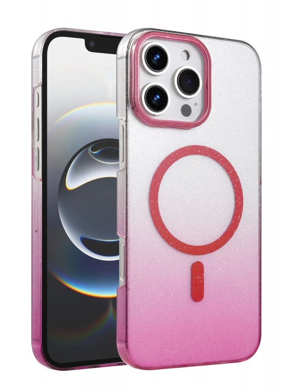 LRZ02 Apple iPhone 16 Pro Max Glossy Magsafe Kapak - Pembe&hellip;