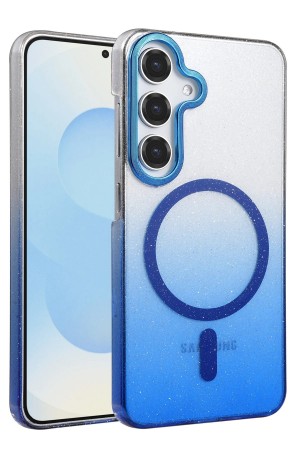 LRZ02 Samsung Galaxy S23 FE Glossy Magsafe Kapak - Mavi&hellip;