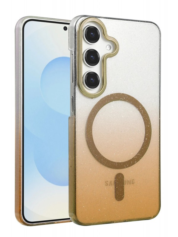 LRZ02 Samsung Galaxy S23 FE Glossy Magsafe Kapak - Çöl Titanyum&hellip;