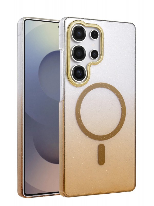 LRZ02 Samsung Galaxy S24 Ultra Glossy Magsafe Kapak - Çöl Titanyum&hellip;