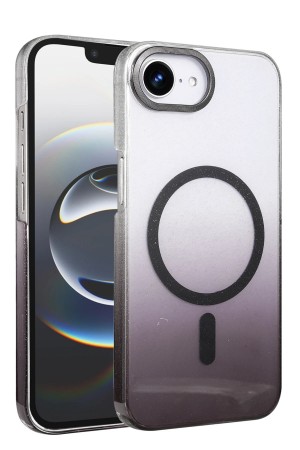 LRZ02 Apple iPhone 16E Glossy Magsafe Kapak - Siyah&hellip;