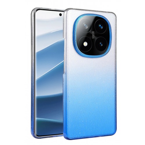 LRZ02 Xiaomi Redmi Note 14 Pro 5G Glossy Kapak - Mavi