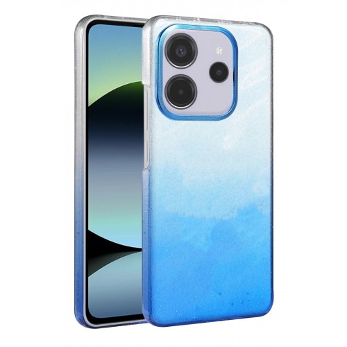 LRZ02 Xiaomi Redmi 12 Glossy Kapak - Mavi